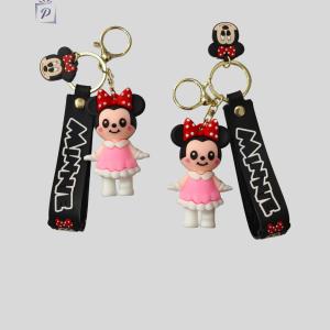 3D Minnie Anime Keychain