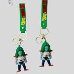 3D Dragon Ball Z Zarbon Keychain with Wrist Strap